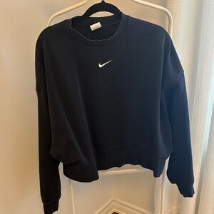 Nike Women's Classic Black Crew Neck Sweater